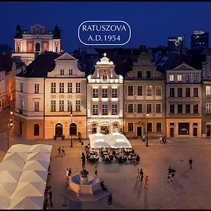 Premium Ratuszova Ad 1954 Stary Rynek Old Market Square Poznań